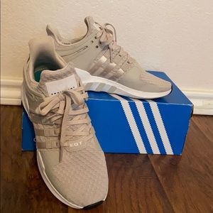 Tan Adidas EQT SUPPORT sneakers